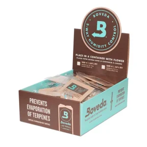 100 individuellt förpackade 8g Boveda 62% förpackning